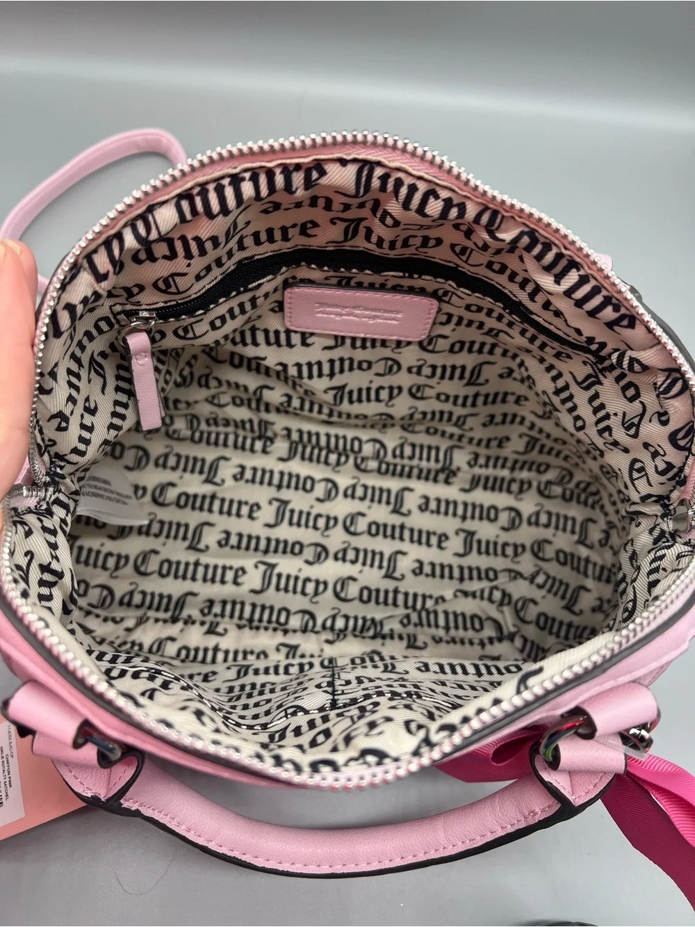 Juicy couture girlie royalty satchel purse